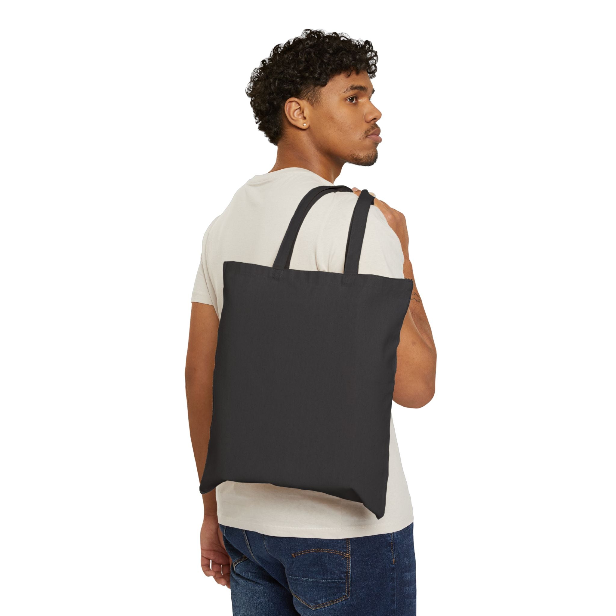 Eagle Emblem Cotton Tote Bag — Vintage Wildlife Canvas Shopper