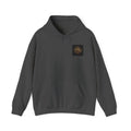 Minimalist Monogram Hoodie - MK Gold Emblem Chest Logo